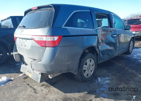2013 Honda Odyssey Lx from USA, damaged, VIN 5FNRL5H25DB043693